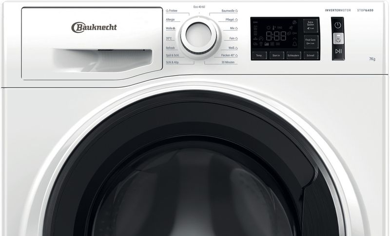 Bauknecht WM Class 7A Frontlader-Waschmaschine: 7kg, ActiveCare, Dampf-Hygiene, Flecken-Entferner