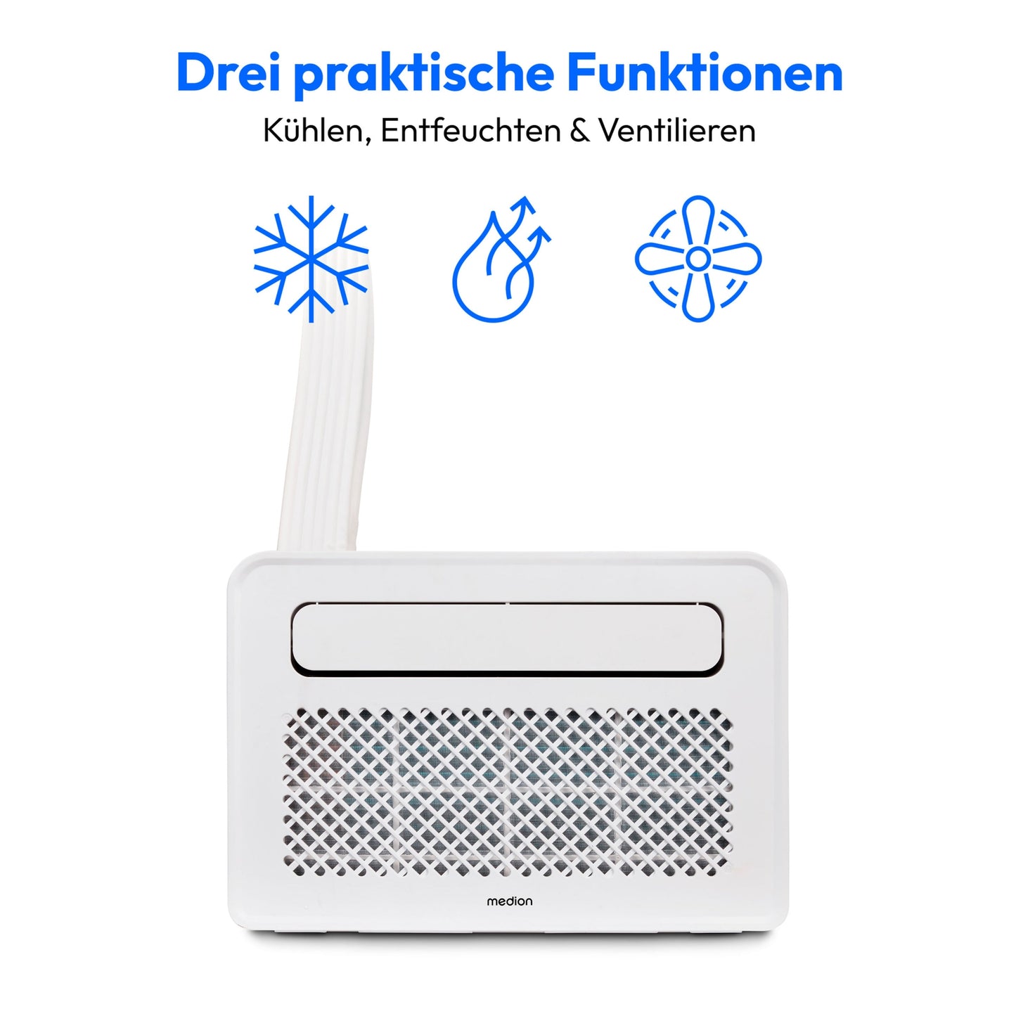 MEDION LIFE P502 Smarte Camping-Klimaanlage: 5.000 BTU, App- & Sprachsteuerung