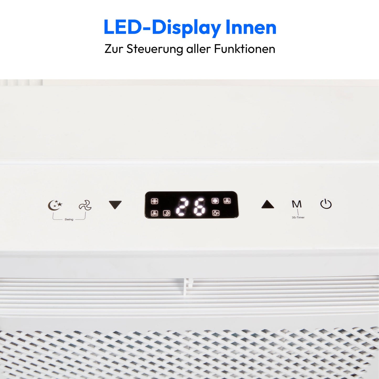 MEDION LIFE P502 Smarte Camping-Klimaanlage: 5.000 BTU, App- & Sprachsteuerung