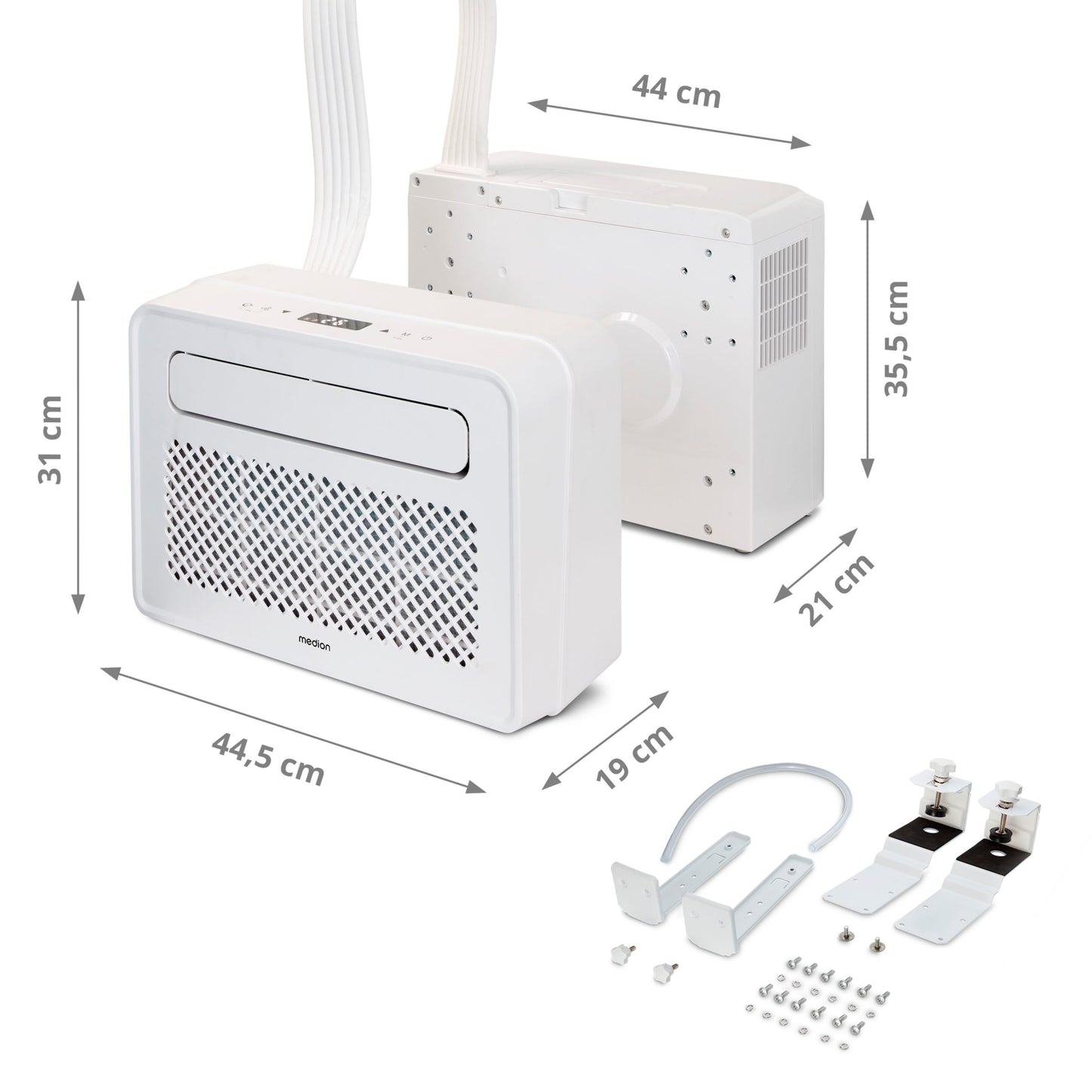 MEDION LIFE P502 Smarte Camping-Klimaanlage: 5.000 BTU, App- & Sprachsteuerung