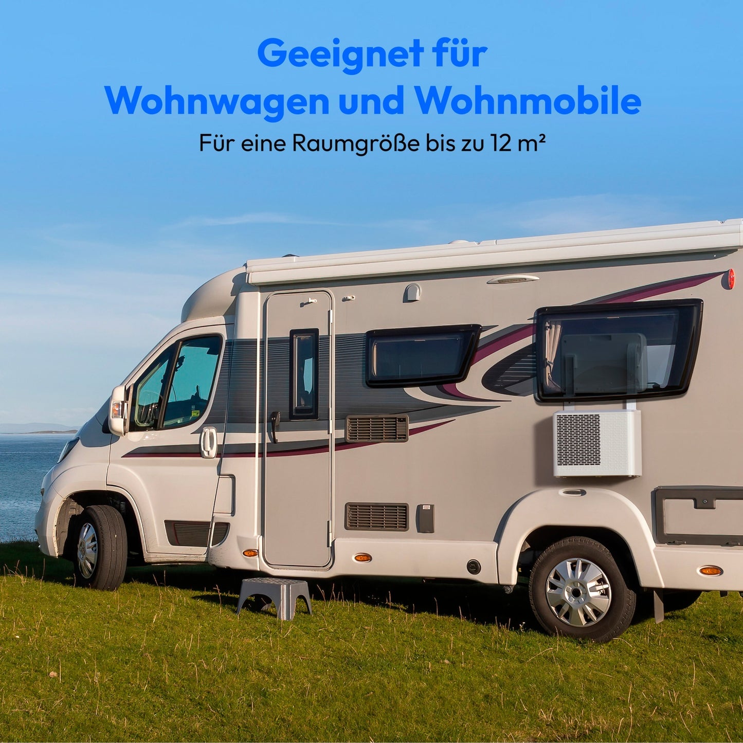 MEDION LIFE P502 Smarte Camping-Klimaanlage: 5.000 BTU, App- & Sprachsteuerung