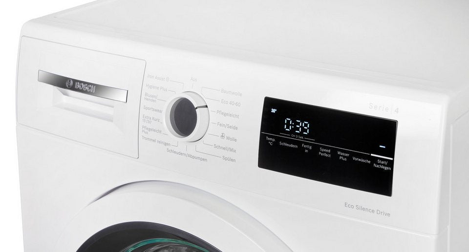 BOSCH Serie 4 WAN28225 Waschmaschine: 8 kg, 1400 U/min, Iron Assist, Speed Perfect