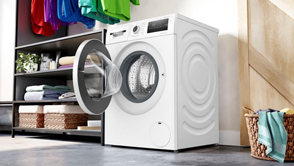 BOSCH Serie 4 WAN28225 Waschmaschine: 8 kg, 1400 U/min, Iron Assist, Speed Perfect
