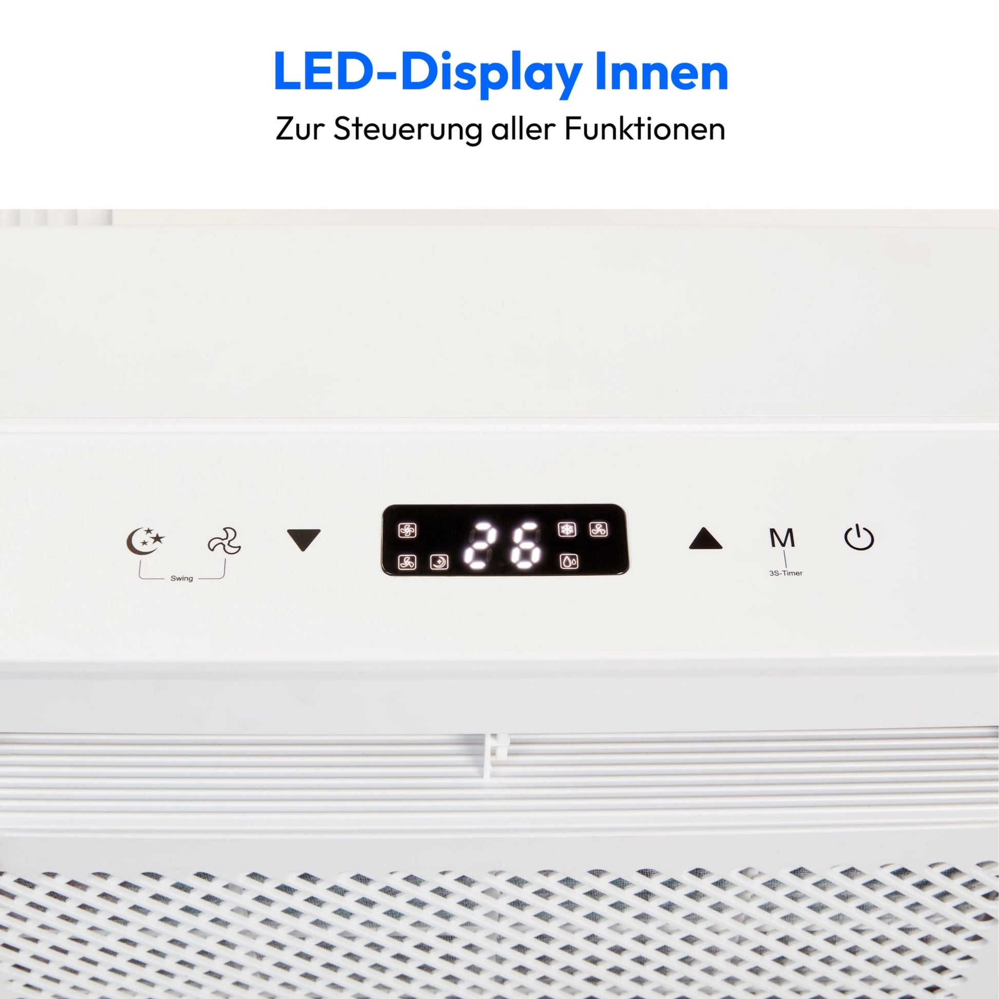 MEDION LIFE P502 Smarte Camping-Klimaanlage: 5.000 BTU, App- & Sprachsteuerung